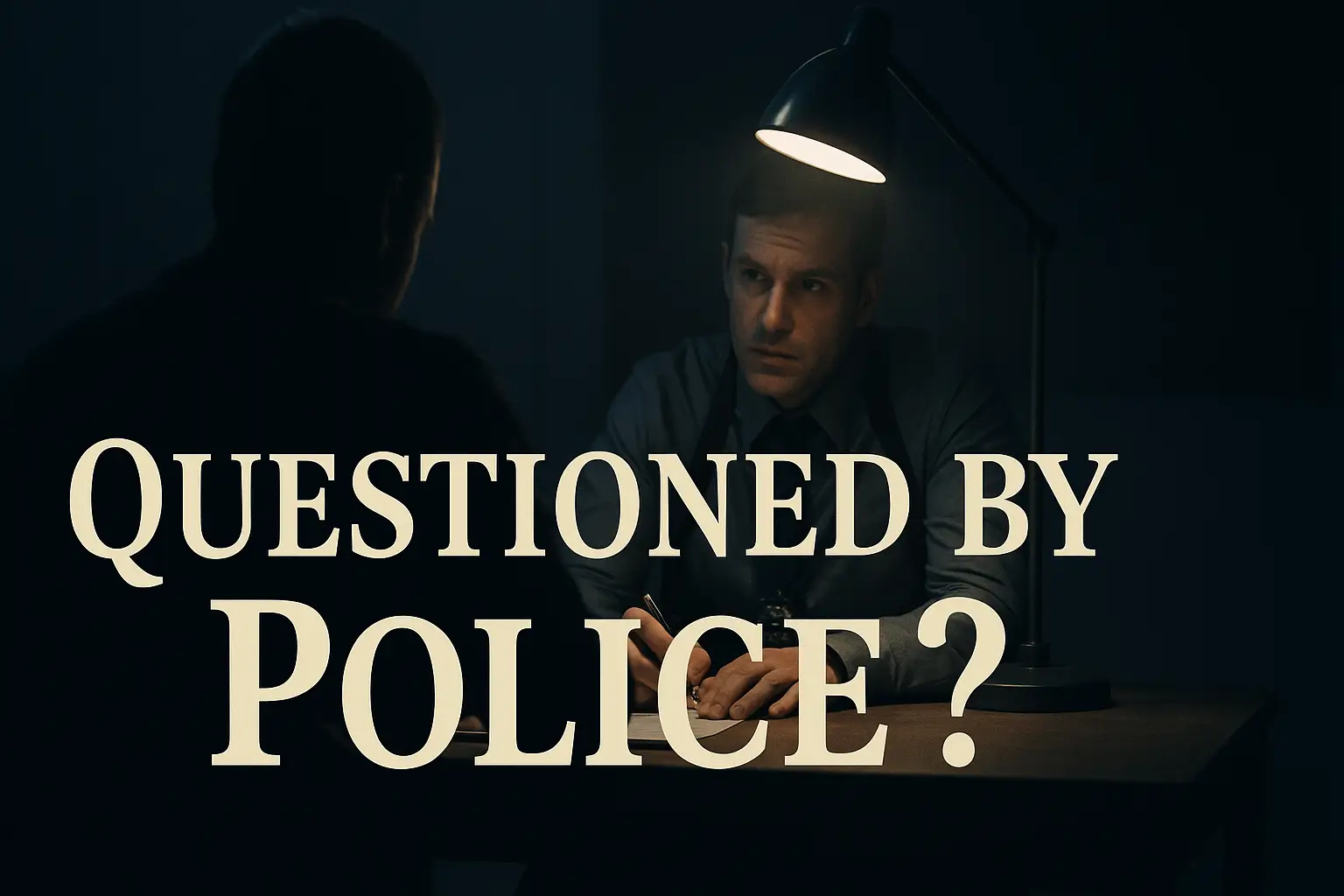questioned by police
