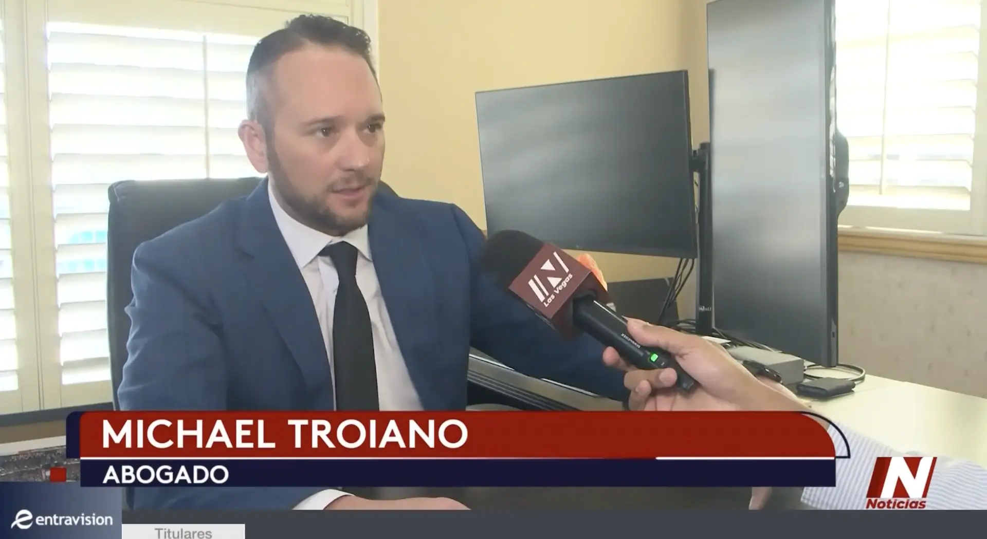 Michael Troiano comments for Noticias Las Vegas